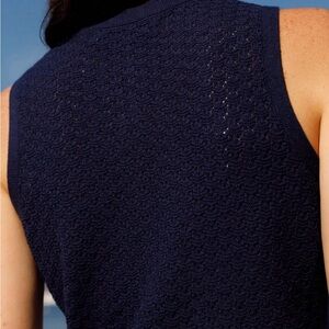 Elizabeth and James Navy Sweater vest